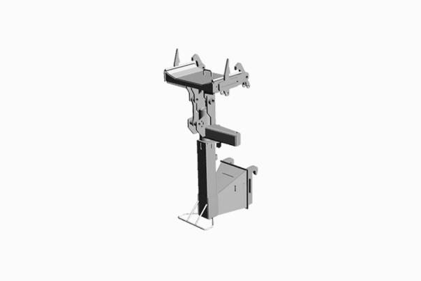 Tunnel ring holder boom