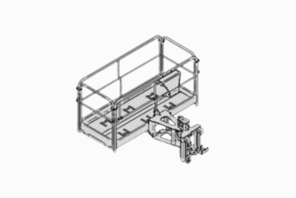 Fixed width slewing platform